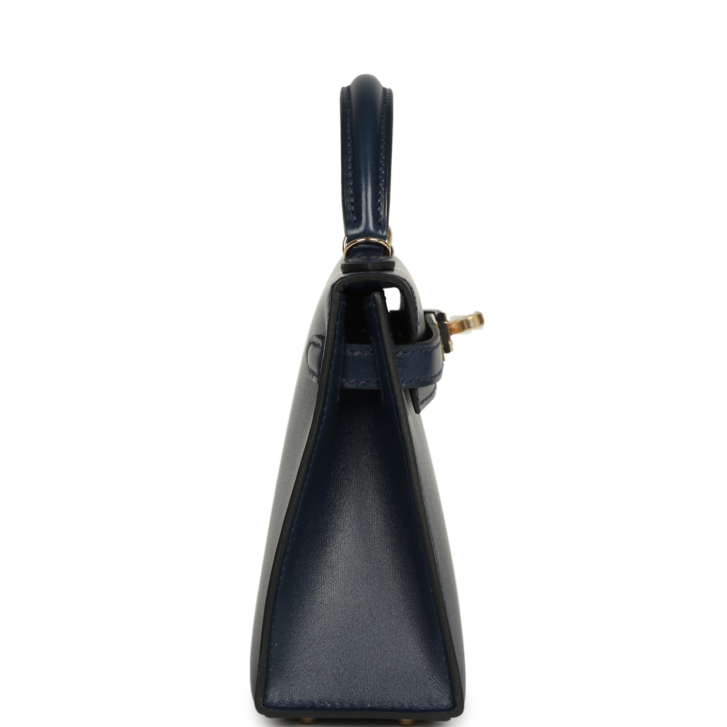 Kelly Sellier 20 Bleu Abysse Box Bag