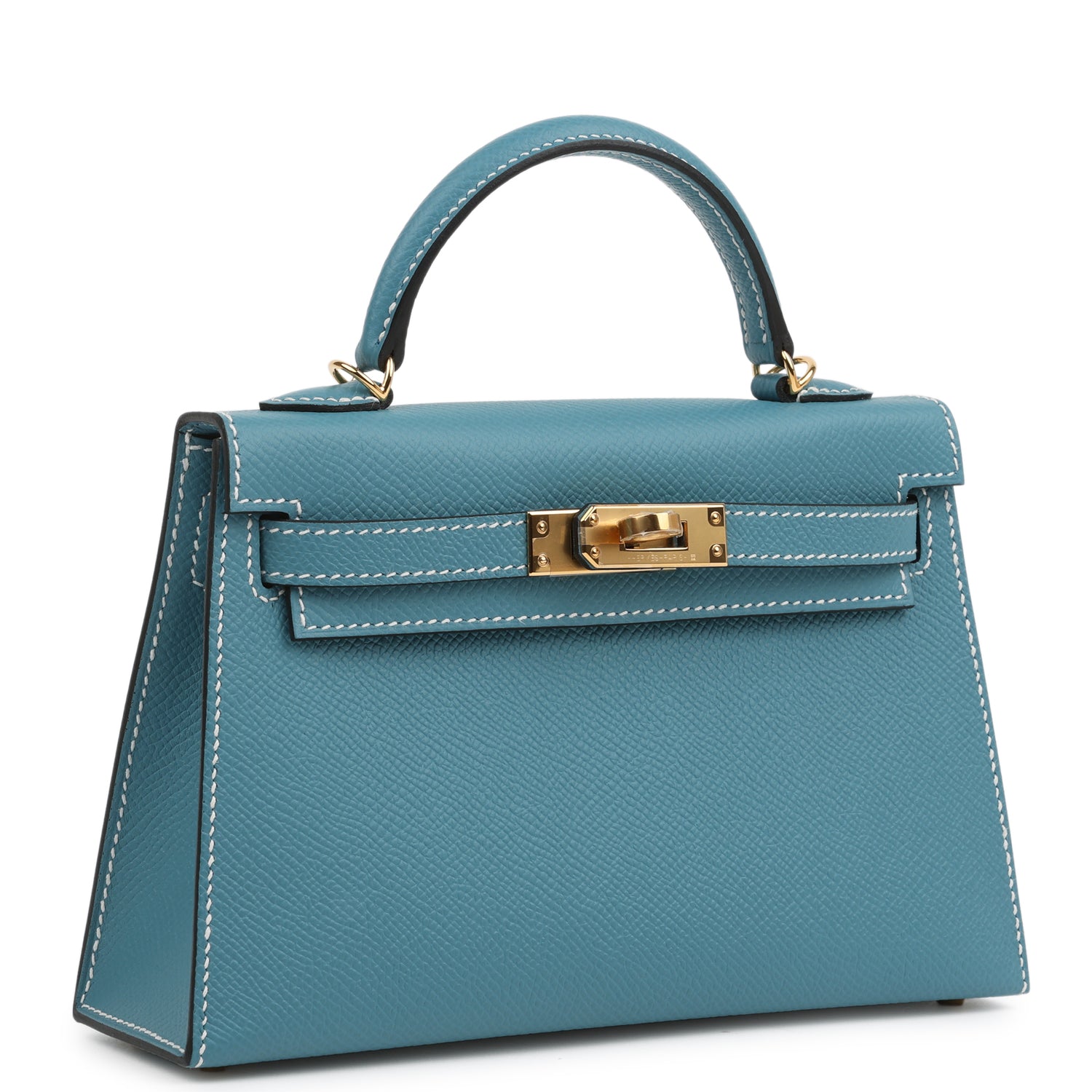 Kelly Sellier 20 Blue Jean Epsom Bag