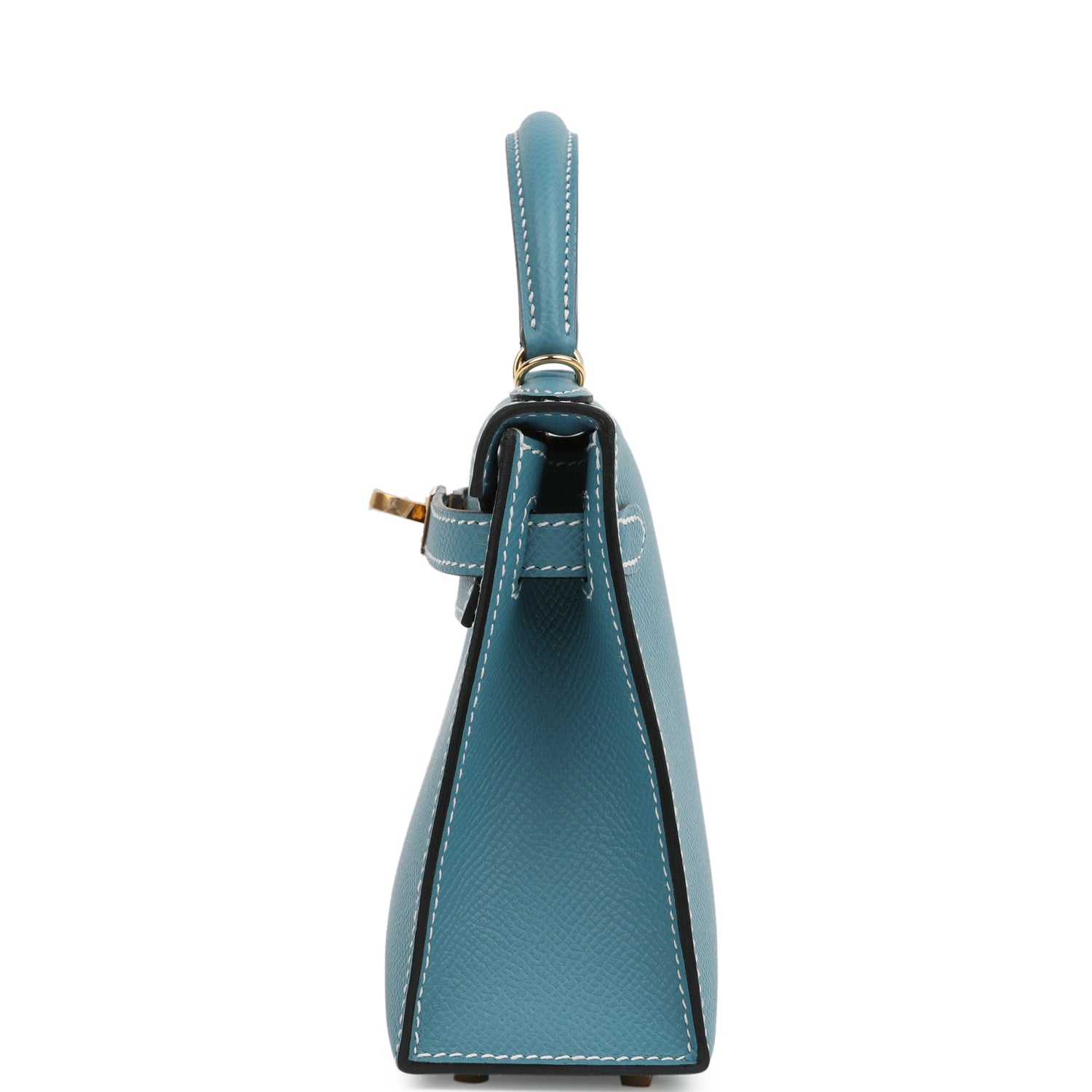 Kelly Sellier 20 Blue Jean Epsom Bag