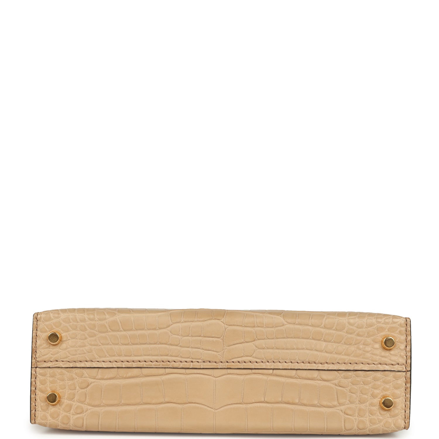 Kelly Sellier 20 Chai Matte Alligator Bag