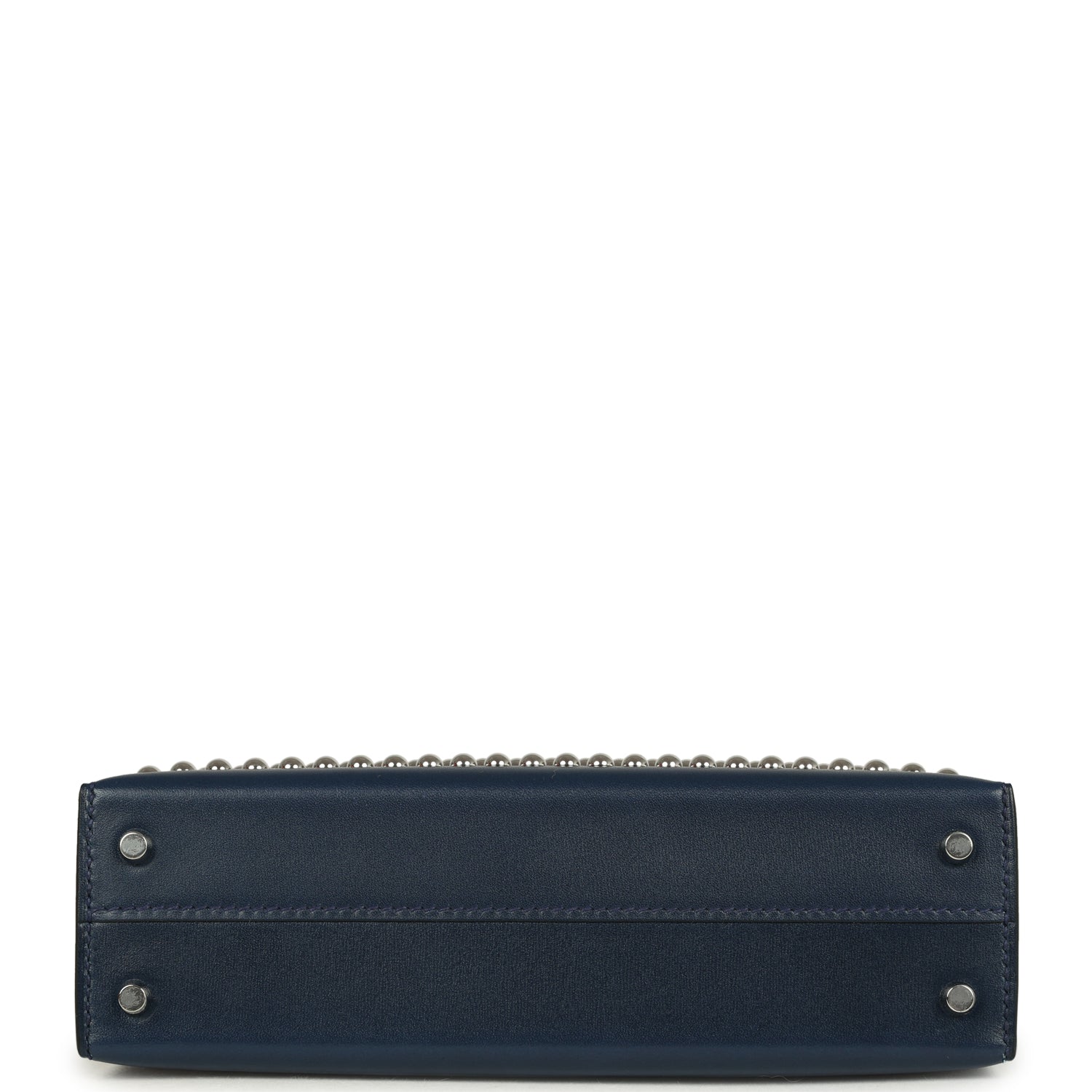 Kelly Sellier 20 Clouté Bleu Abyss Box Bag