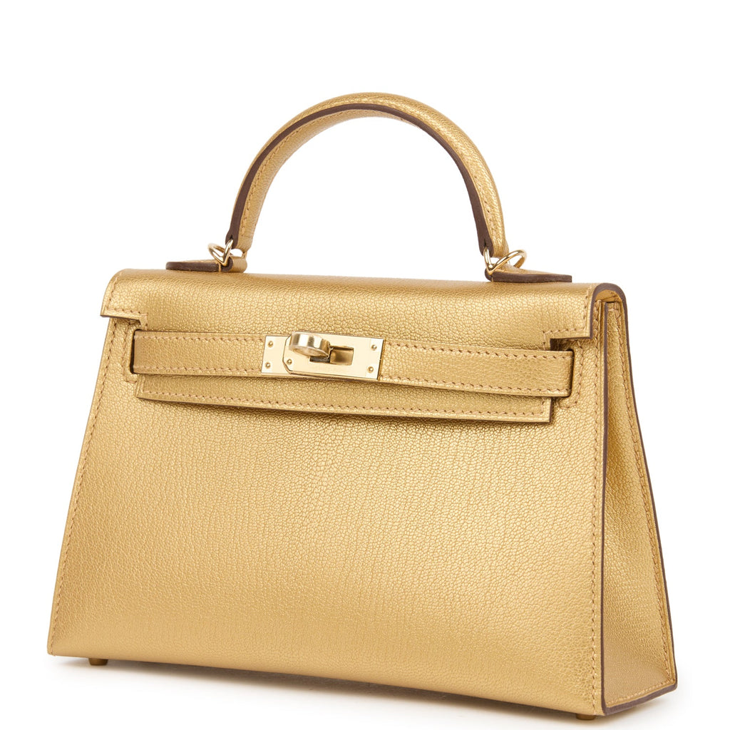 Kelly Sellier 20 Dore Chevre Chamkilight Bag