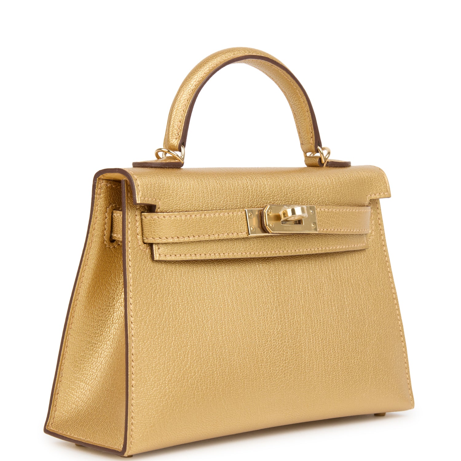 Kelly Sellier 20 Dore Chevre Chamkilight Bag