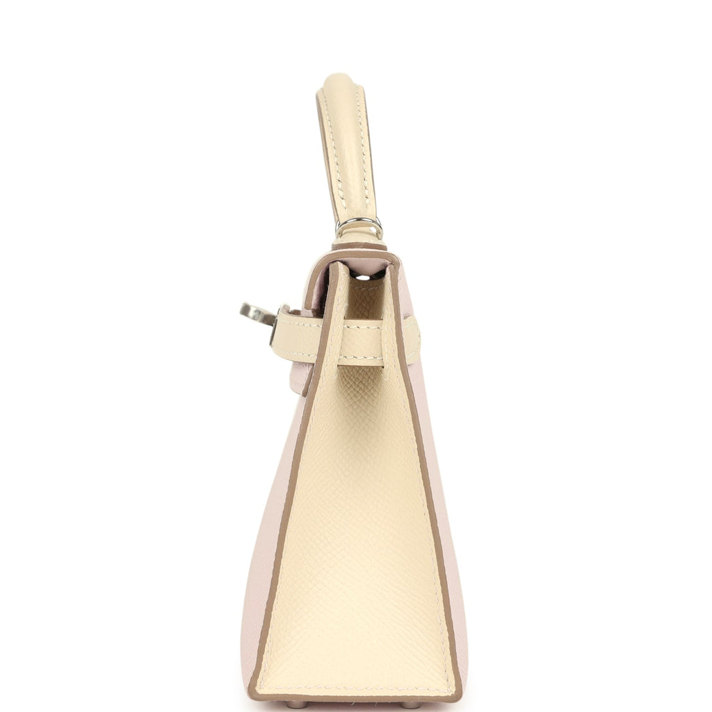 Kelly Sellier 20 Mauve Pale and Craie Epsom Bag