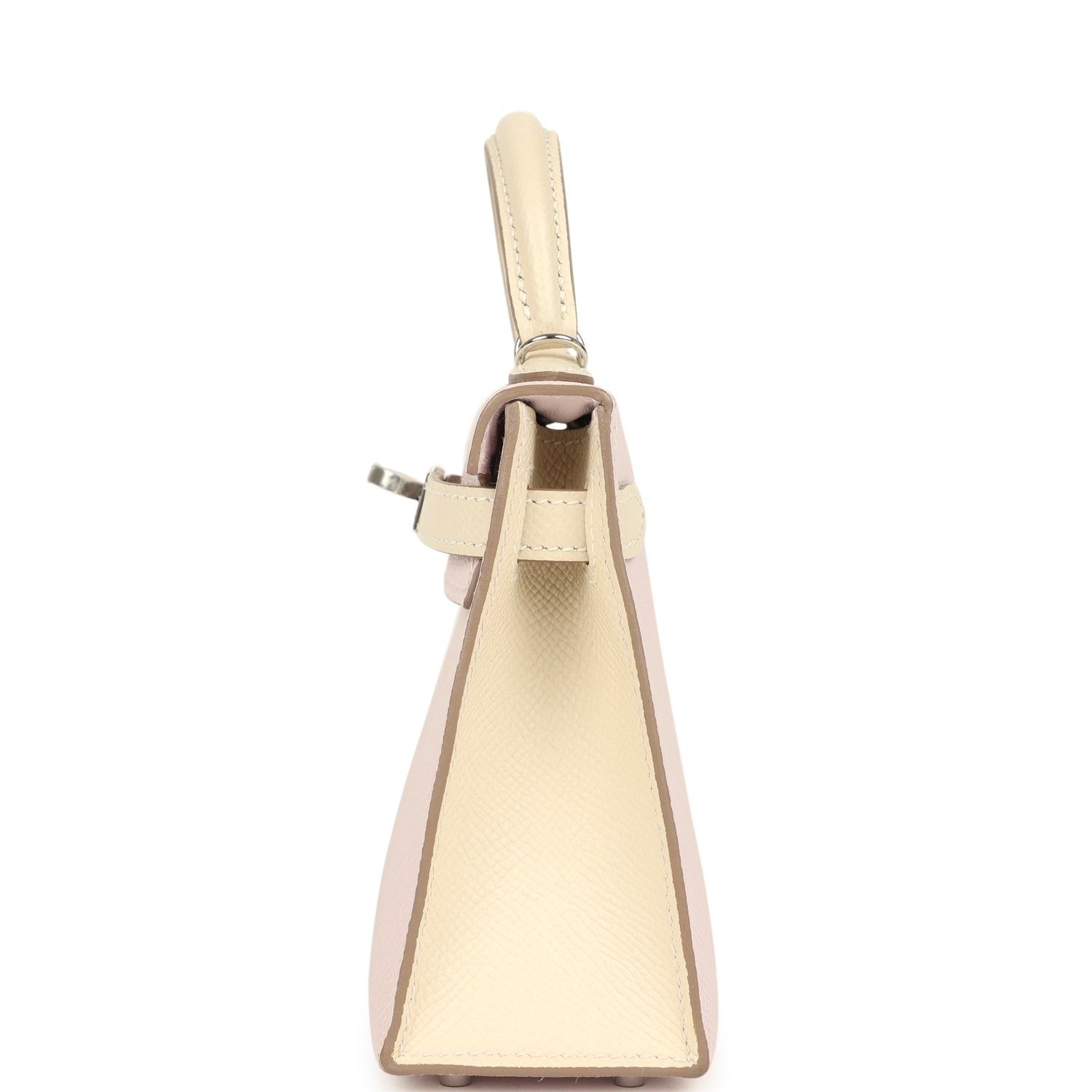 Kelly Sellier 20 Mauve Pale and Craie Epsom Bag