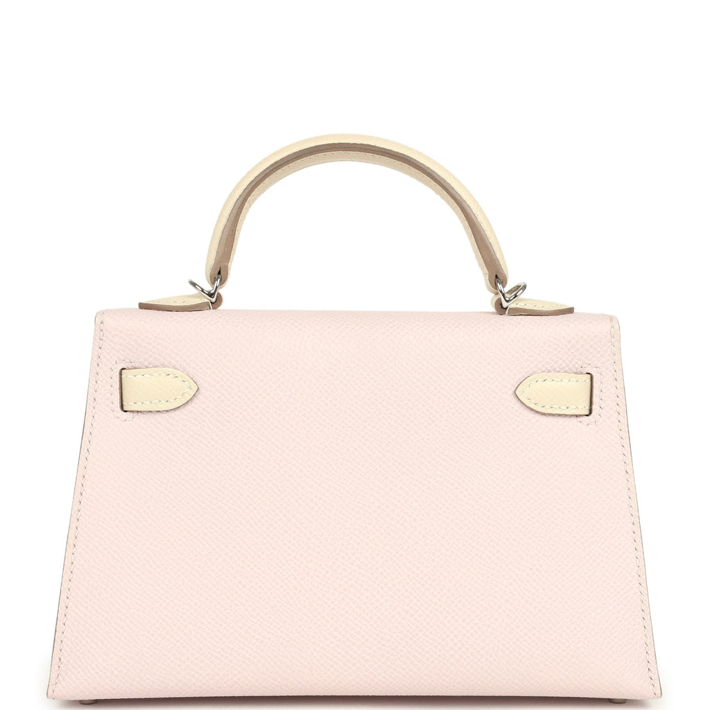 Kelly Sellier 20 Mauve Pale and Craie Epsom Bag