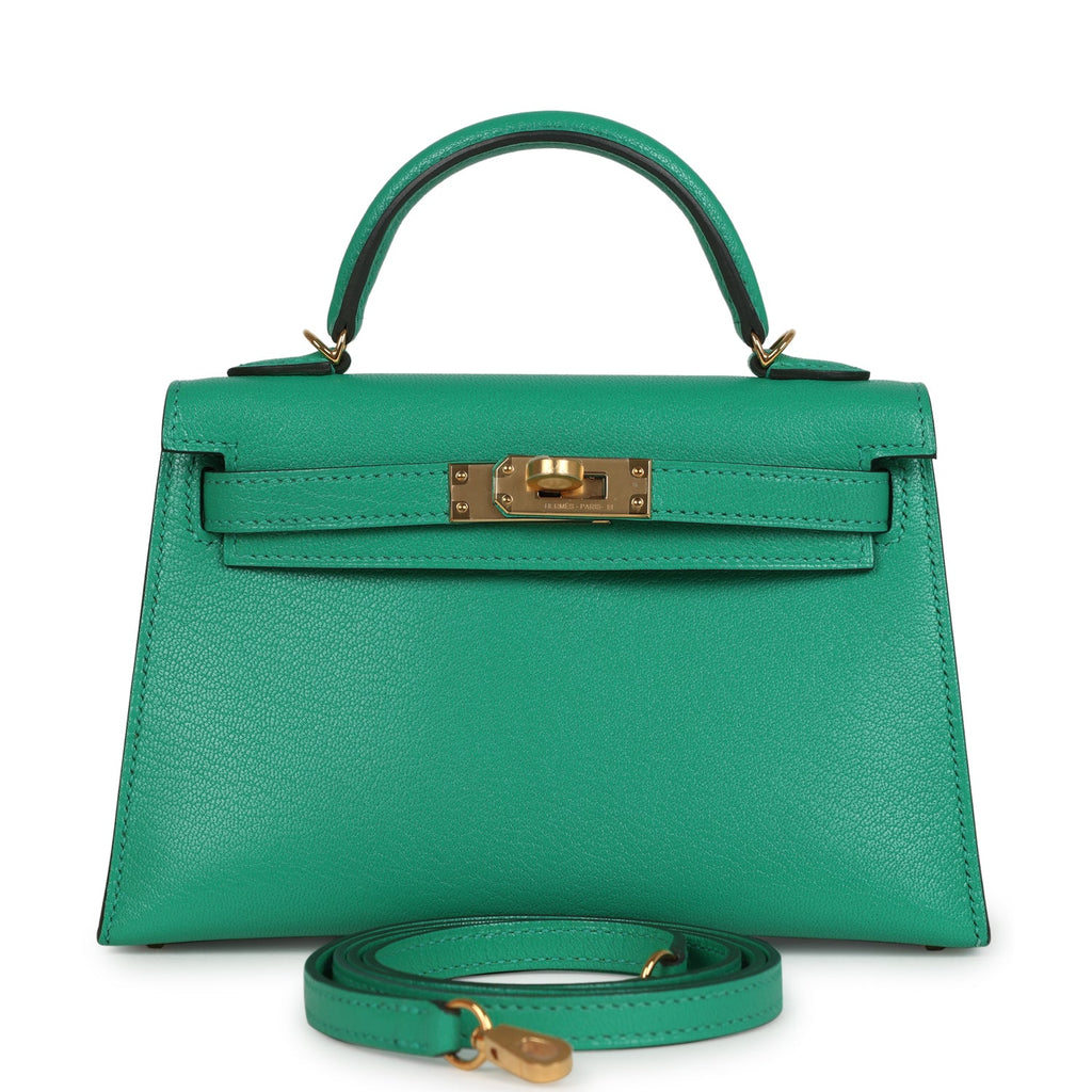 Kelly Sellier 20 Menthe Chevre Chamkila Bag