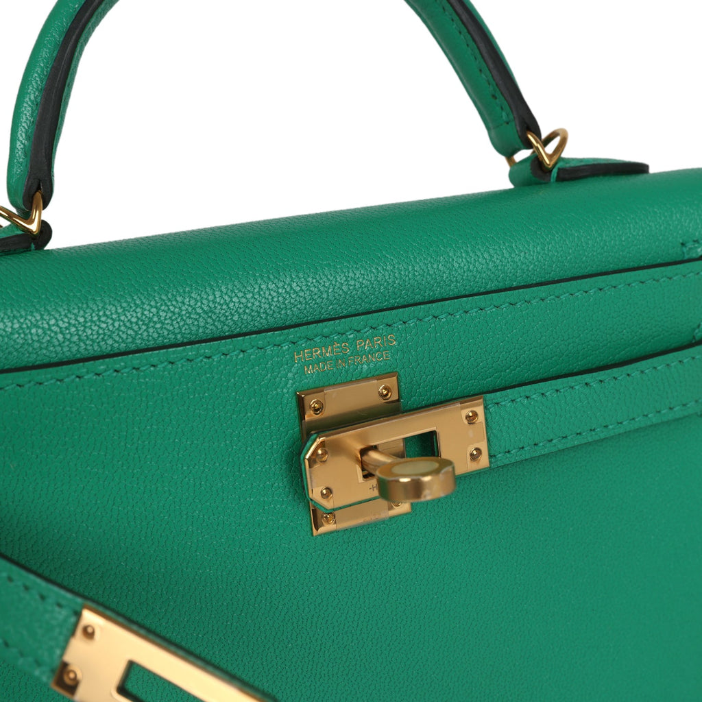 Kelly Sellier 20 Menthe Chevre Chamkila Bag