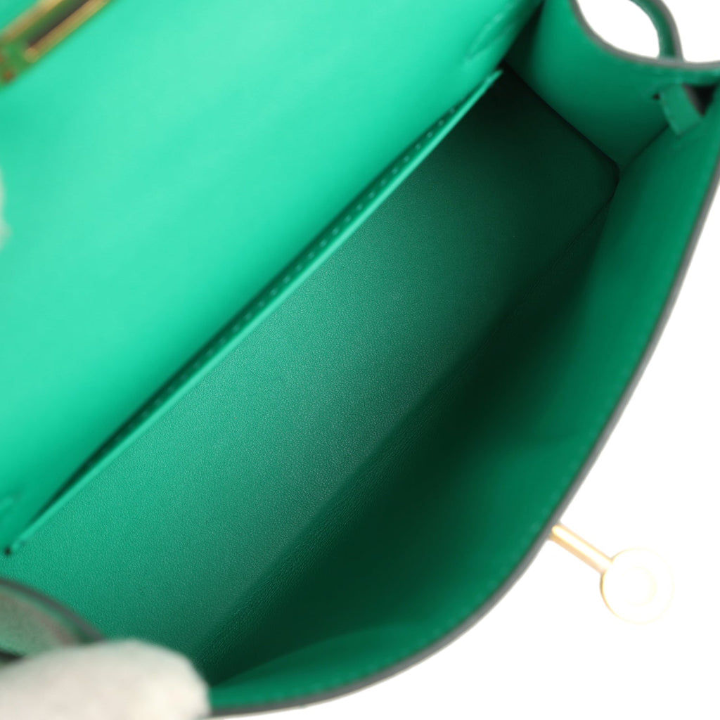 Kelly Sellier 20 Menthe Chevre Chamkila Bag