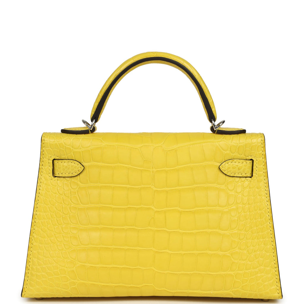 Kelly Sellier 20 Mimosa Matte Alligator Bag