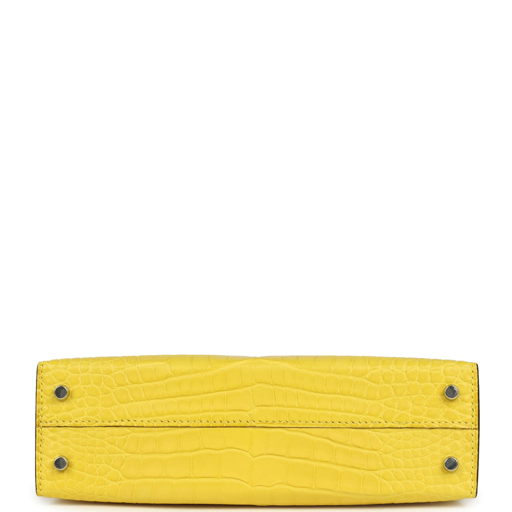 Kelly Sellier 20 Mimosa Matte Alligator Bag