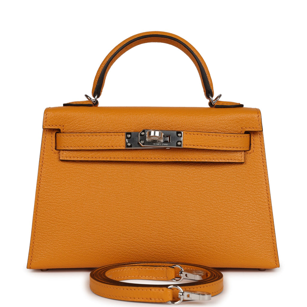 Kelly Sellier 20 Moutarde Chevre Bag