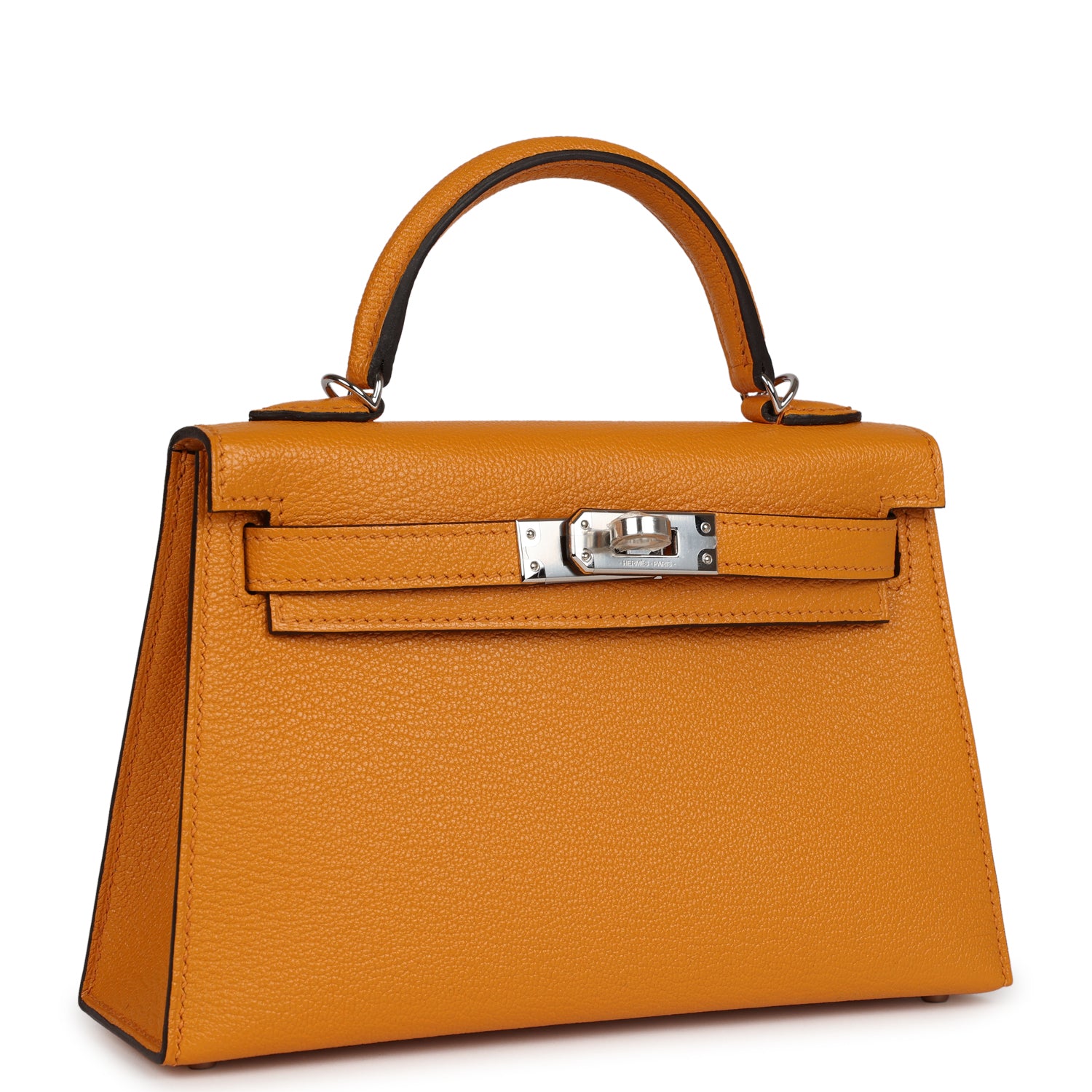 Kelly Sellier 20 Moutarde Chevre Bag