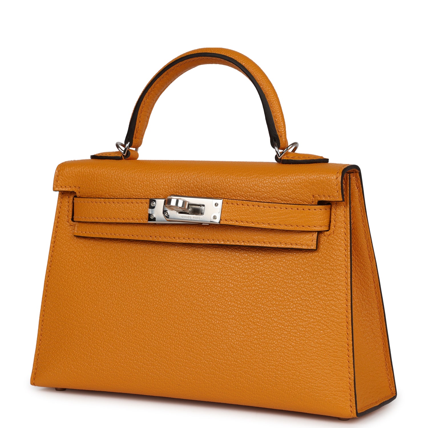 Kelly Sellier 20 Moutarde Chevre Bag