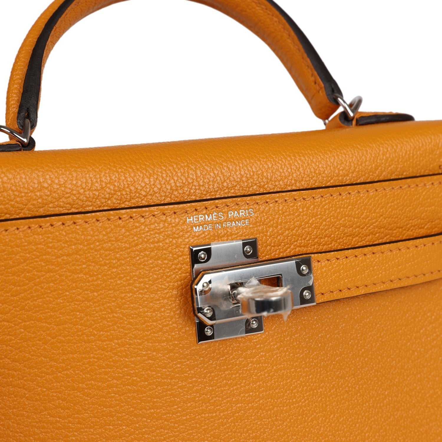 Kelly Sellier 20 Moutarde Chevre Bag