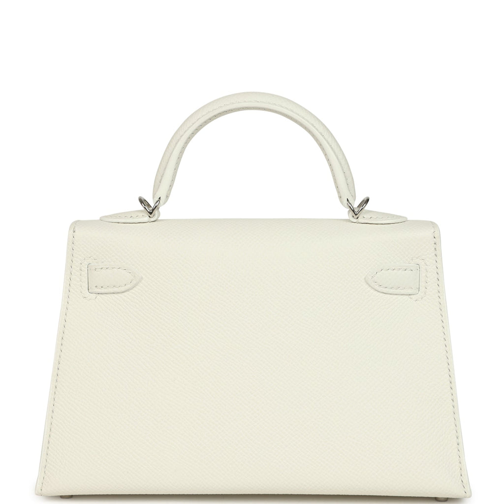 Kelly Sellier 20 New White Epsom Bag