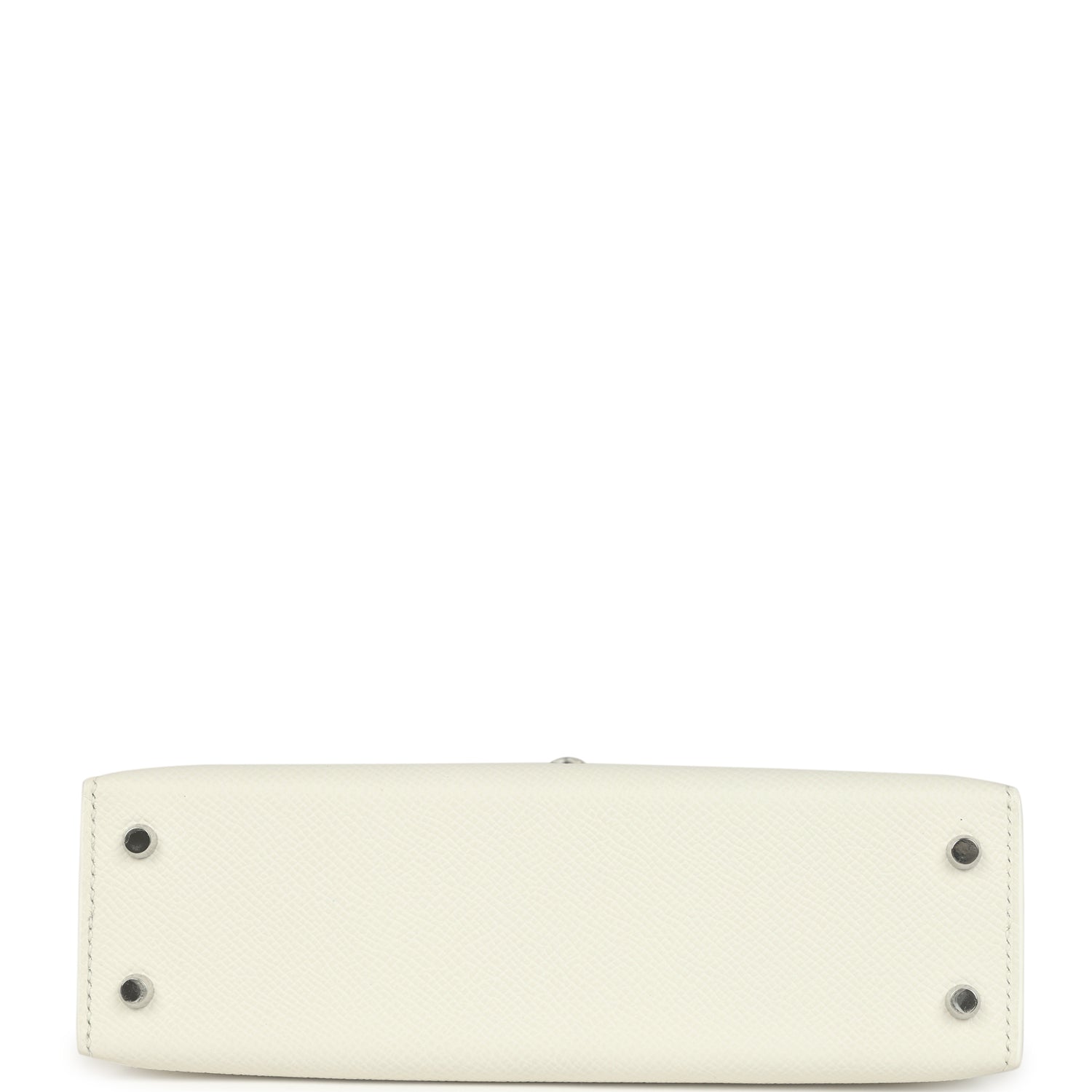 Kelly Sellier 20 New White Epsom Bag