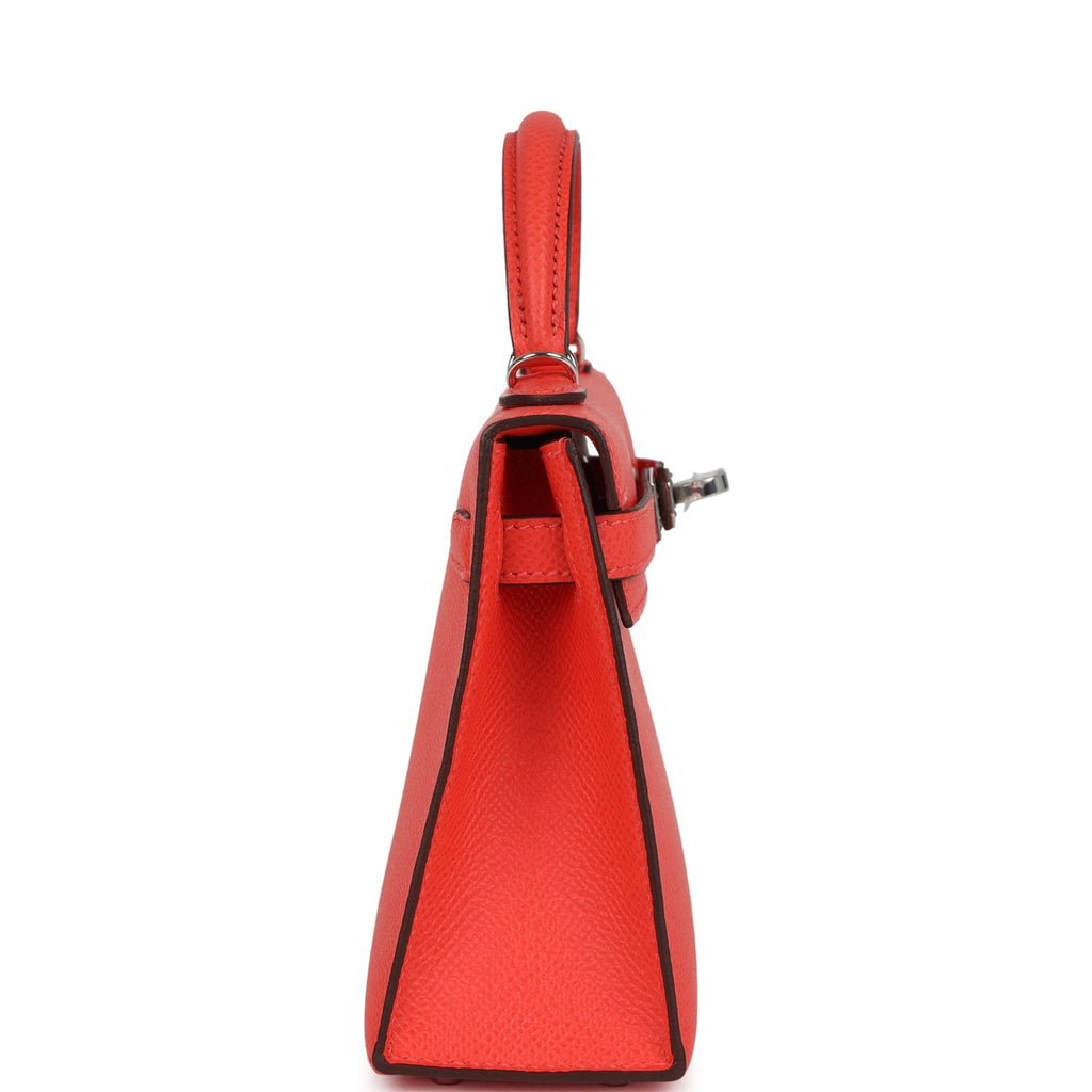 Kelly Sellier 20 Orange Field Epsom Bag