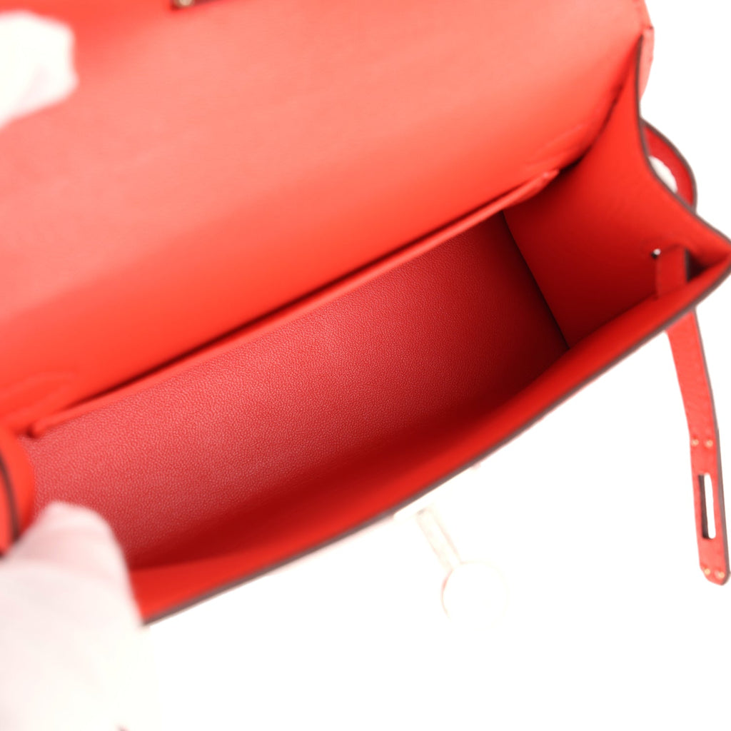Kelly Sellier 20 Orange Field Epsom Bag