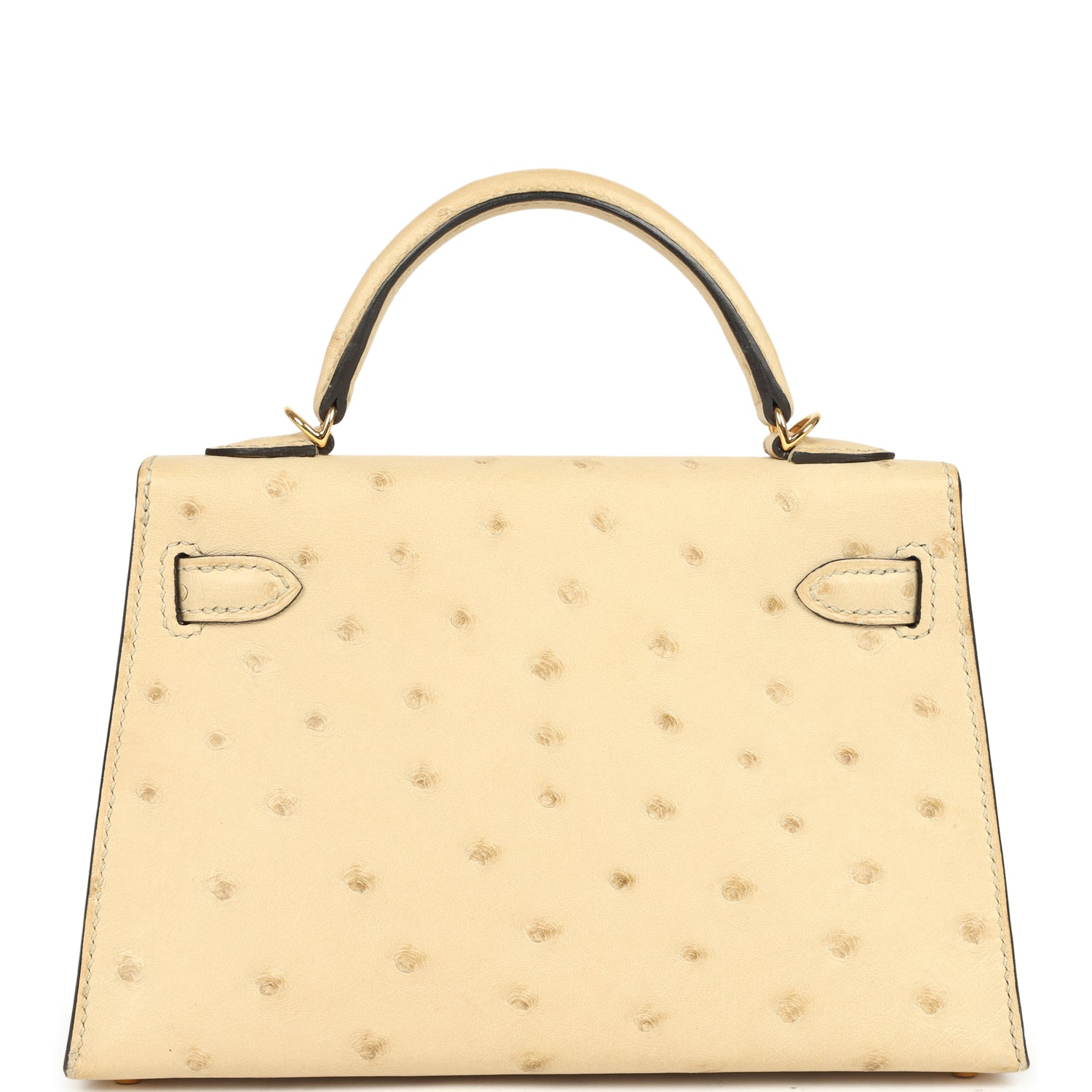 Kelly Sellier 20 Parchemin Ostrich Bag