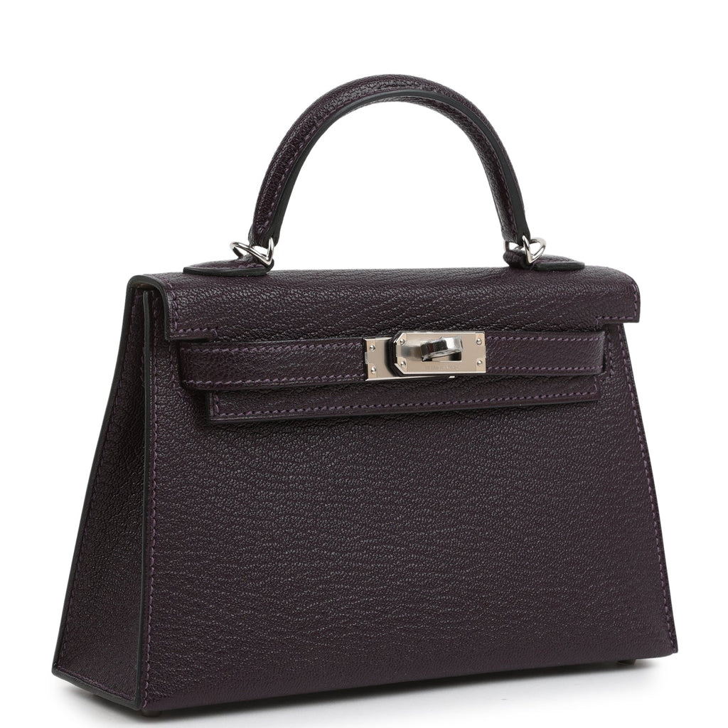 Kelly Sellier 20 Raisin Verso Chevre Mysore Bag