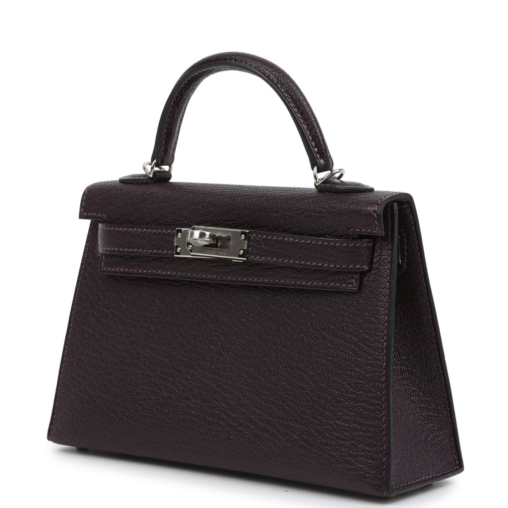 Kelly Sellier 20 Raisin Verso Chevre Mysore Bag