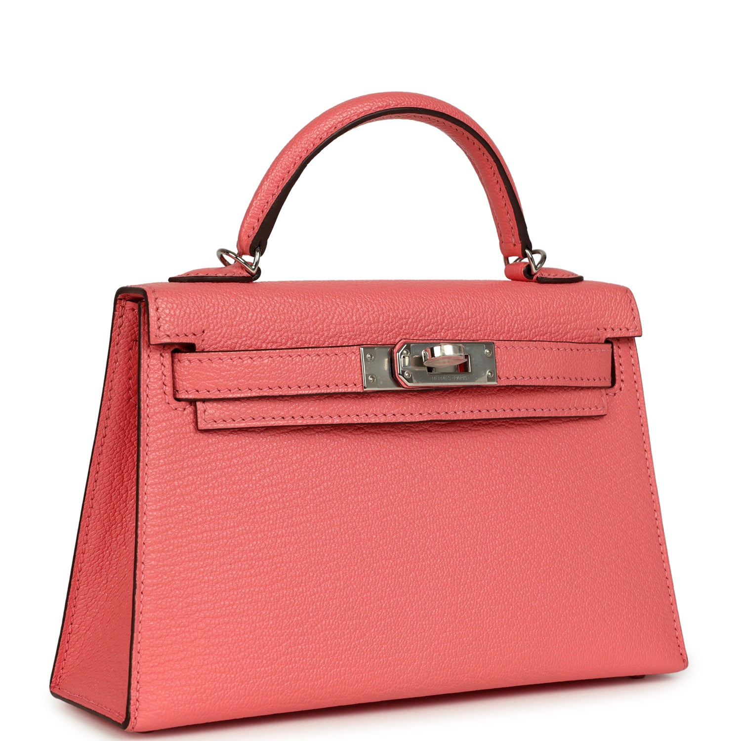 Kelly Sellier 20 Rose Lipstick Chevre Mysore Bag