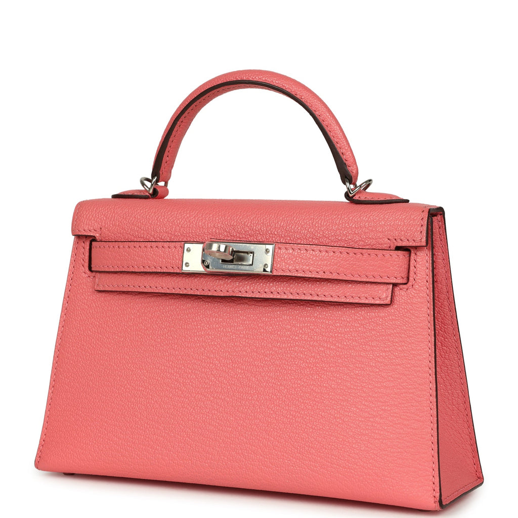 Kelly Sellier 20 Rose Lipstick Chevre Mysore Bag