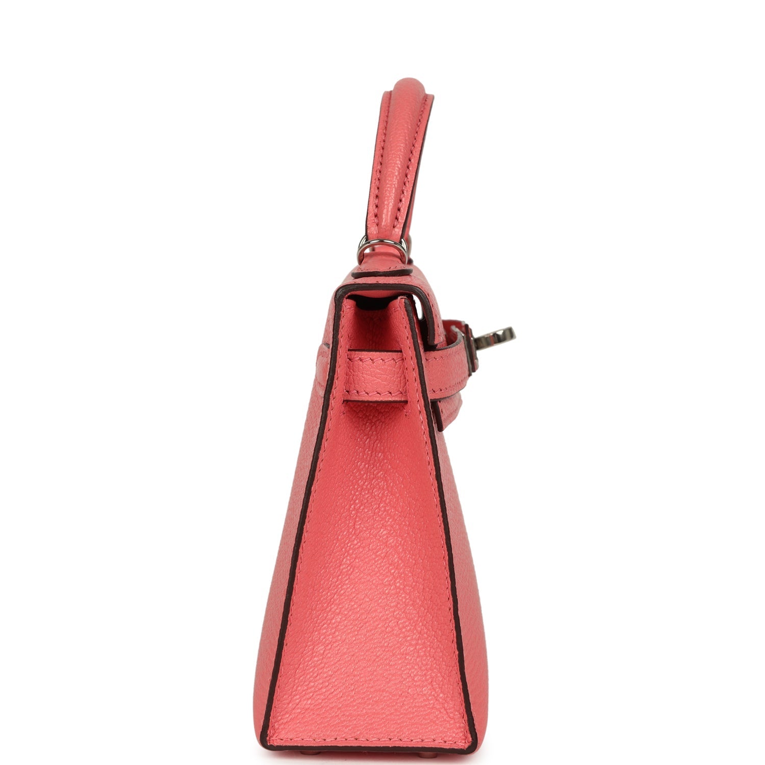 Kelly Sellier 20 Rose Lipstick Chevre Mysore Bag