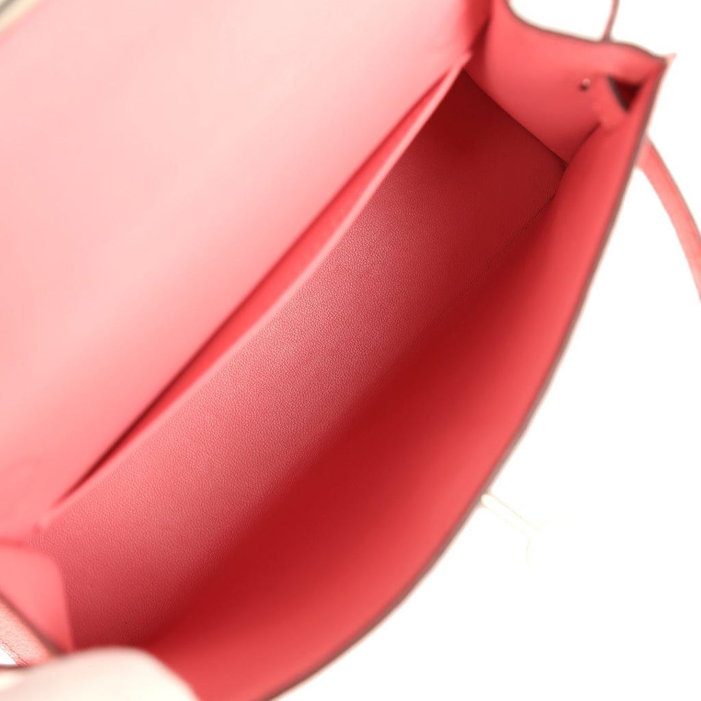 Kelly Sellier 20 Rose Lipstick Chevre Mysore Bag