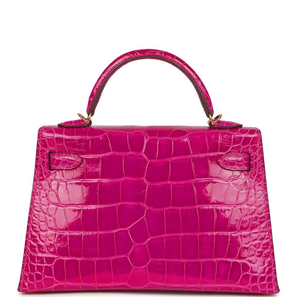 Kelly Sellier 20 Rose Scheherazade Shiny Alligator Bag