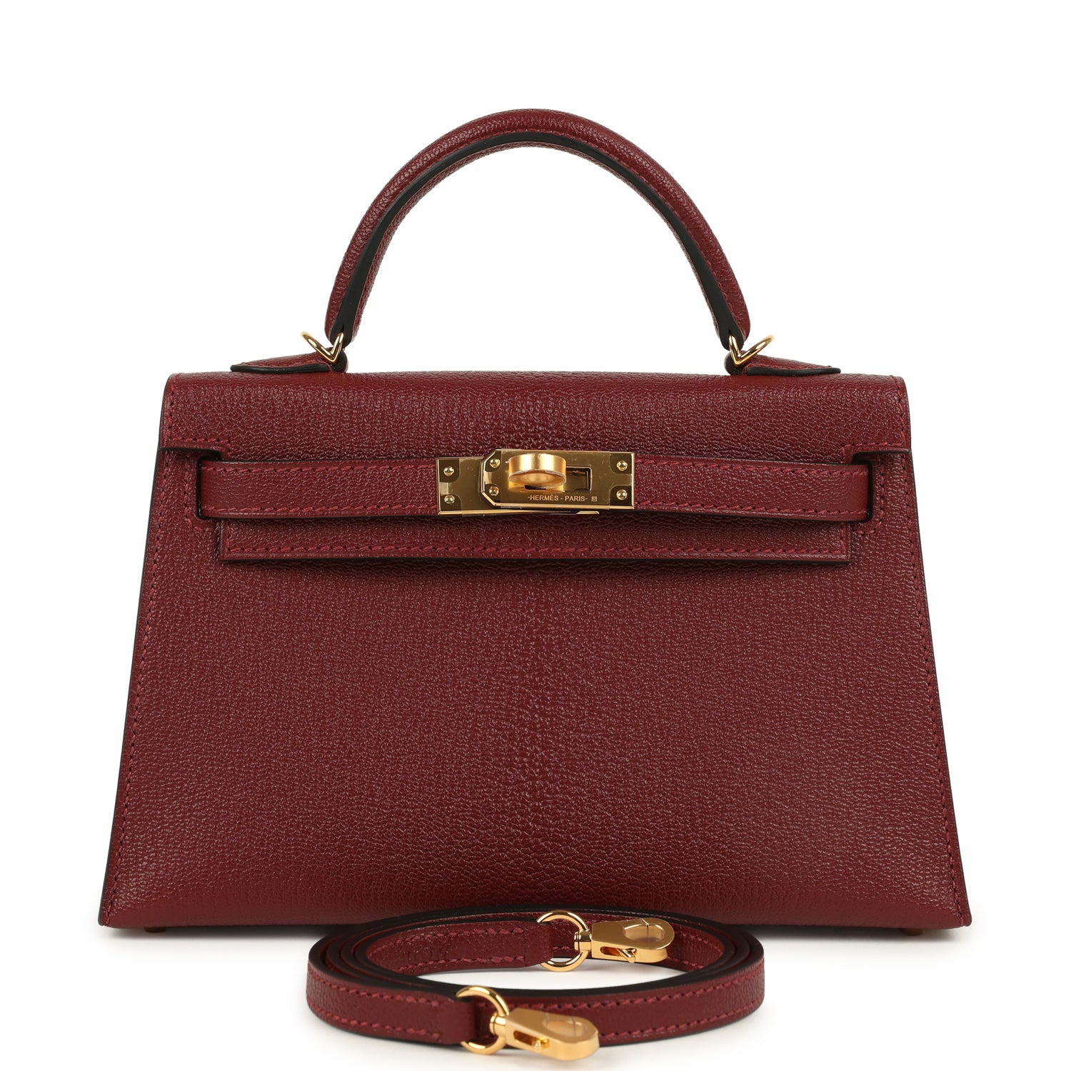 Kelly Sellier 20 Rouge H Verso Chevre Mysore Bag