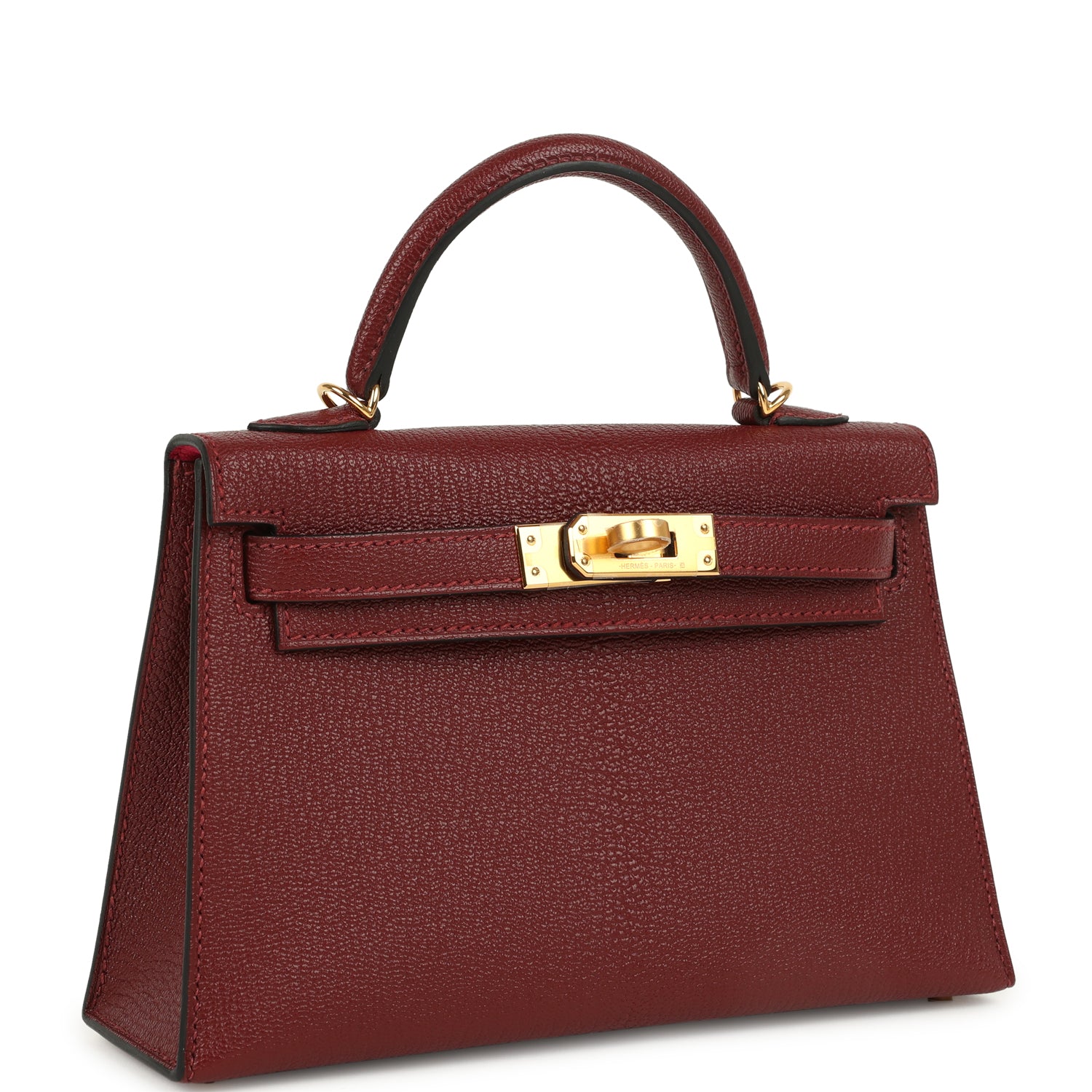 Kelly Sellier 20 Rouge H Verso Chevre Mysore Bag