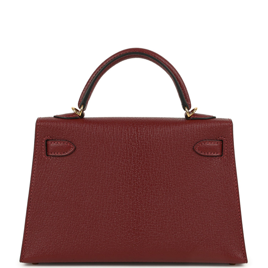 Kelly Sellier 20 Rouge H Verso Chevre Mysore Bag