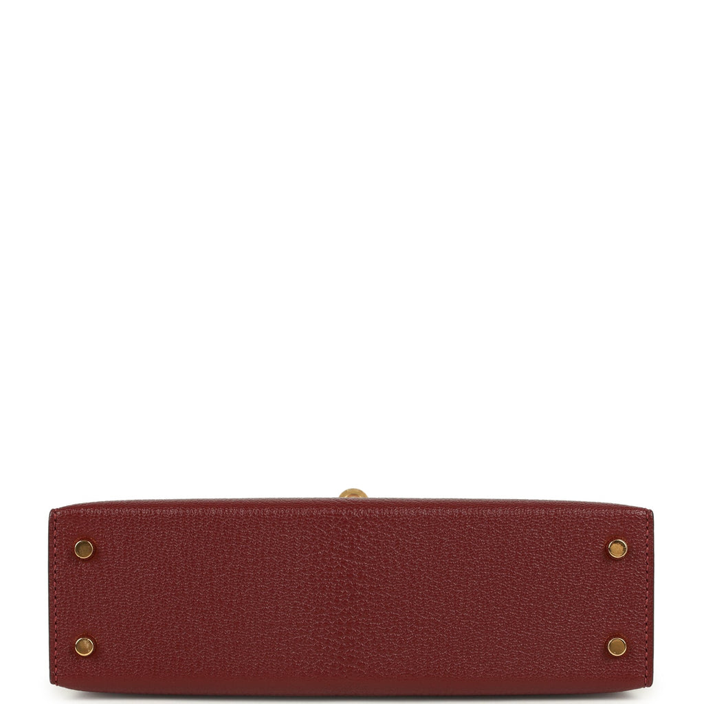 Kelly Sellier 20 Rouge H Verso Chevre Mysore Bag