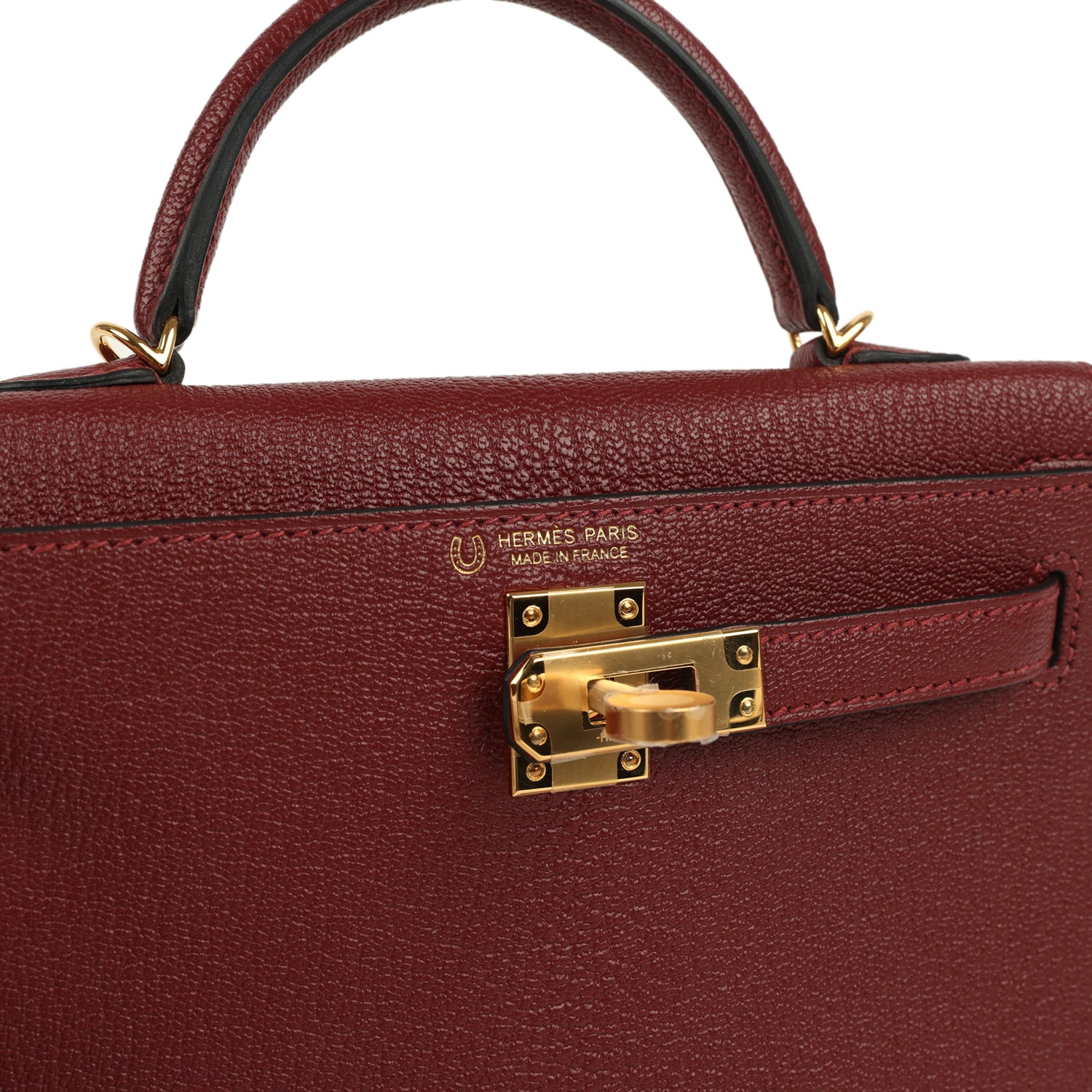 Kelly Sellier 20 Rouge H Verso Chevre Mysore Bag