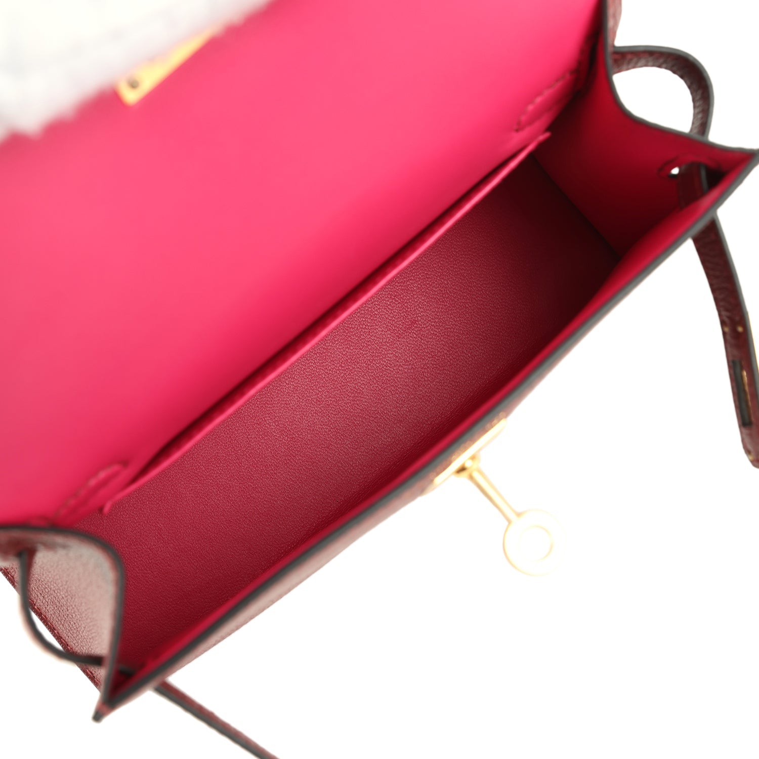 Kelly Sellier 20 Rouge H Verso Chevre Mysore Bag