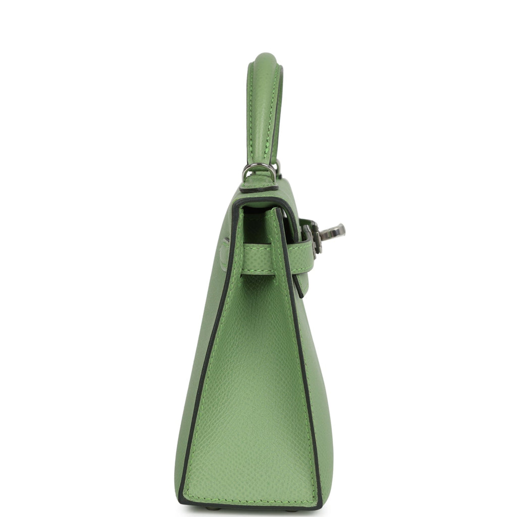 Kelly Sellier 20 Vert Criquet Epsom Bag