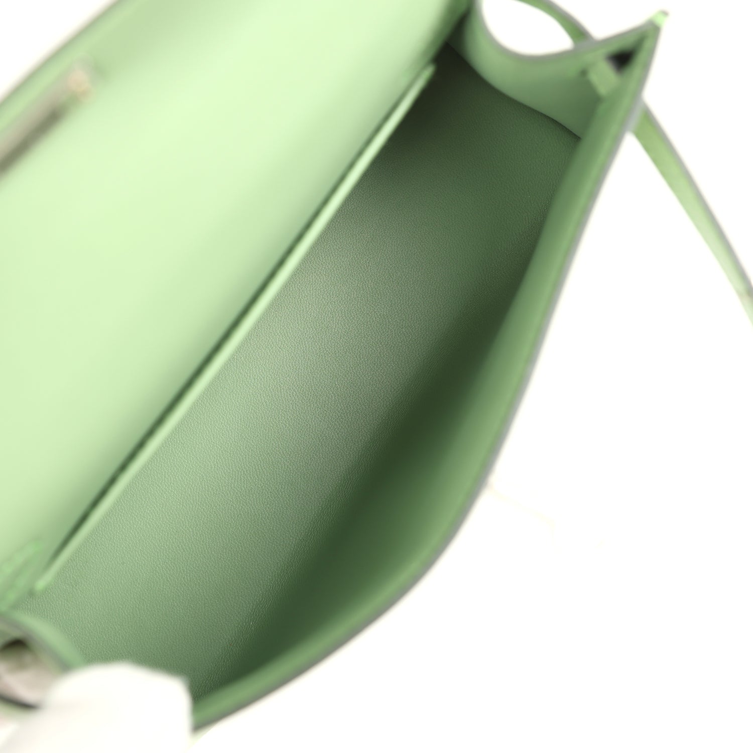 Kelly Sellier 20 Vert Criquet Epsom Bag