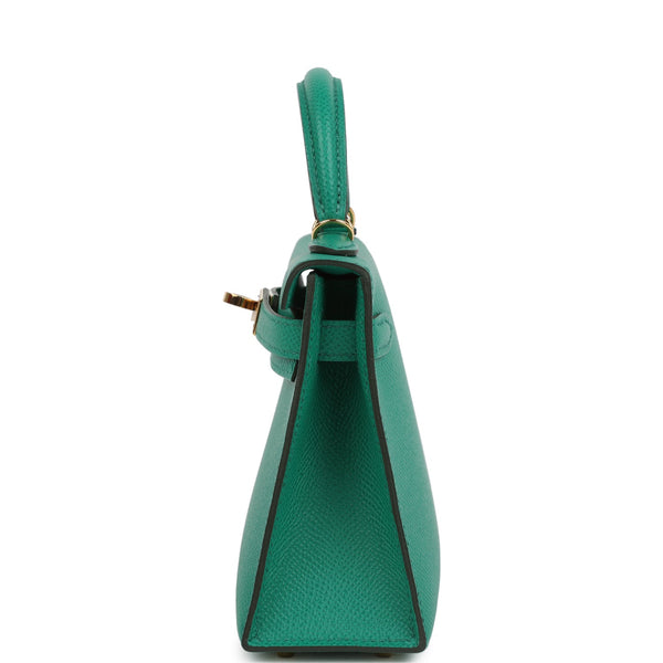 Kelly Sellier 20 Vert Jade Epsom Bag