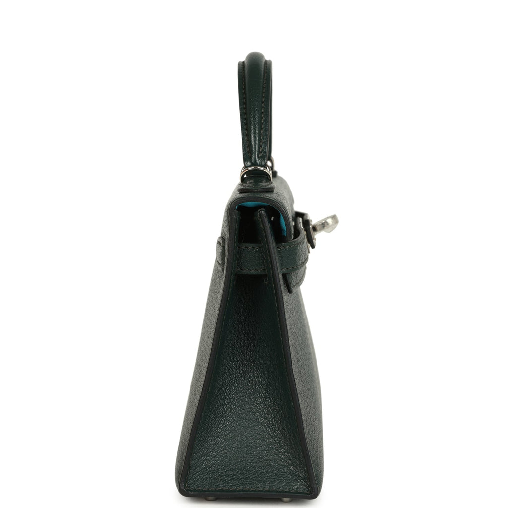 Kelly Sellier 20 Vert Titien Verso Chevre Mysore Bag