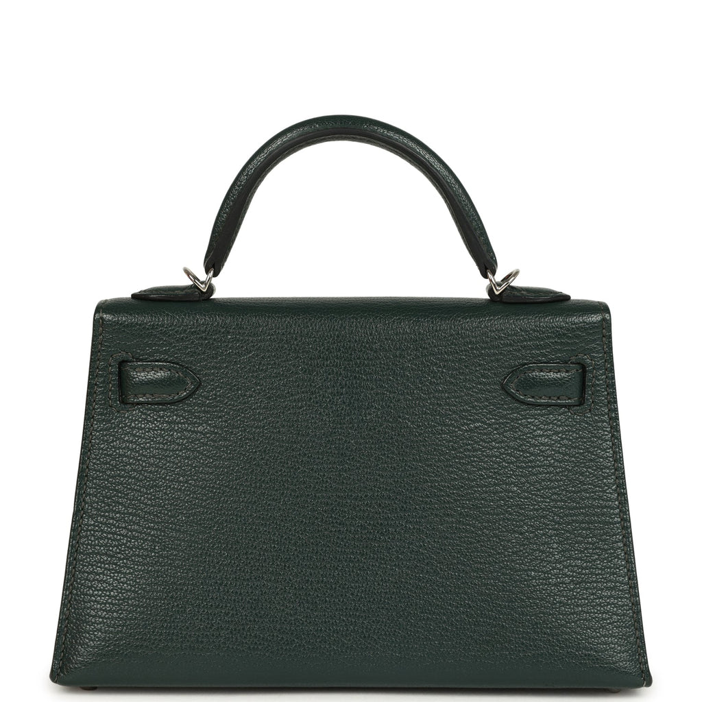 Kelly Sellier 20 Vert Titien Verso Chevre Mysore Bag