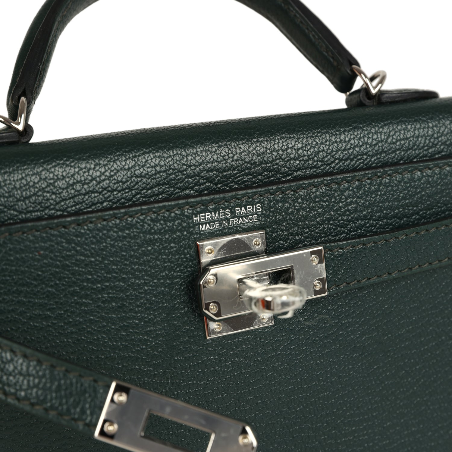 Kelly Sellier 20 Vert Titien Verso Chevre Mysore Bag