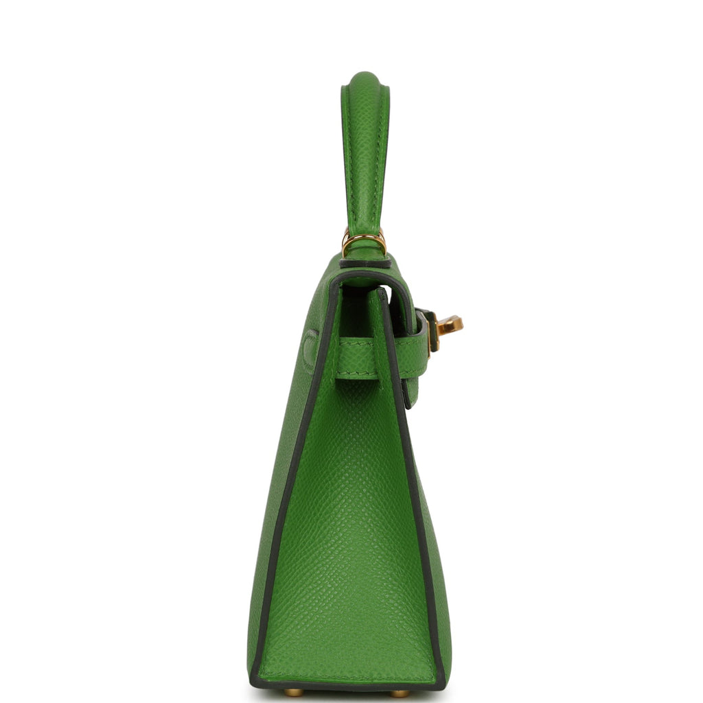Kelly Sellier 20 Vert Yucca Epsom Bag