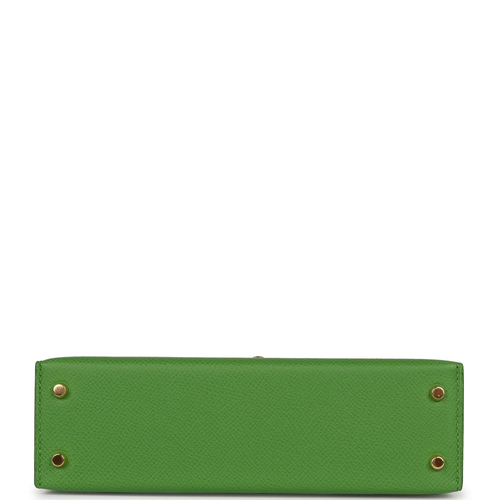 Kelly Sellier 20 Vert Yucca Epsom Bag