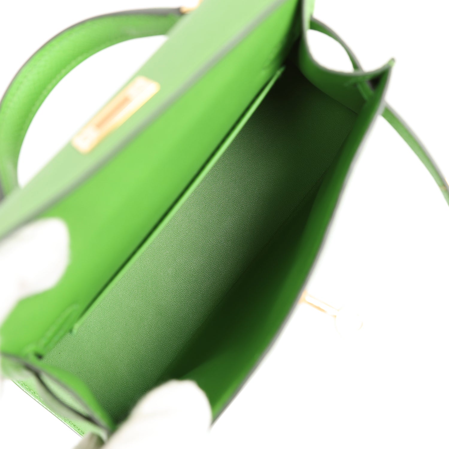 Kelly Sellier 20 Vert Yucca Epsom Bag
