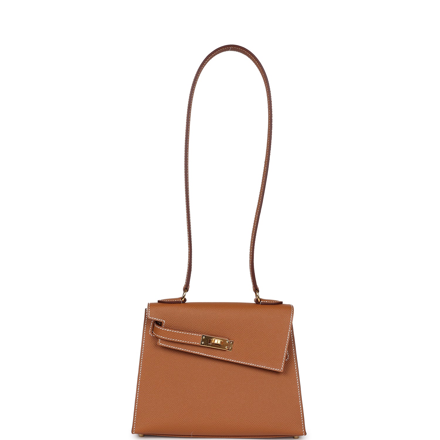 Kelly Sellier en Desordre 20 Gold Epsom Bag