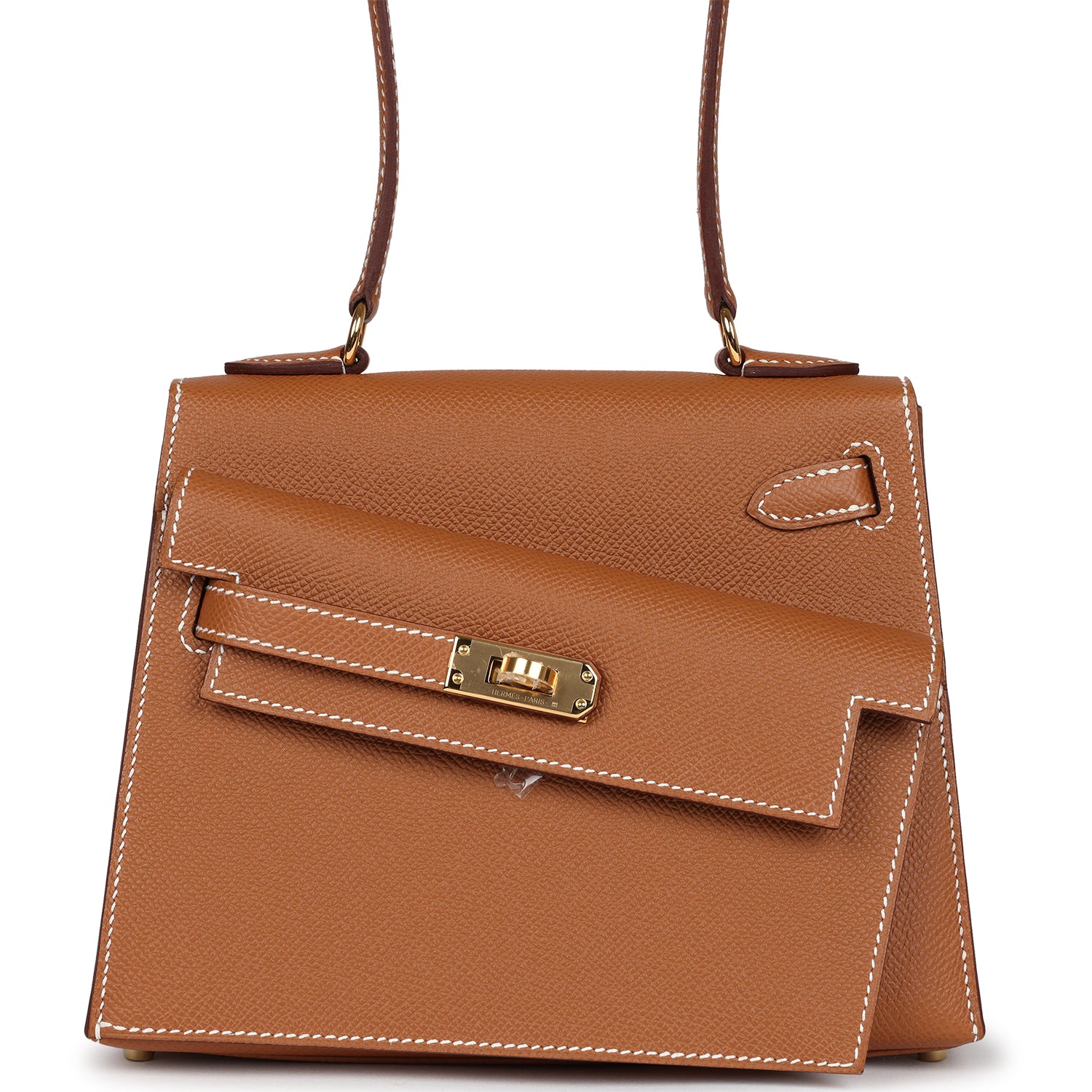 Kelly Sellier en Desordre 20 Gold Epsom Bag