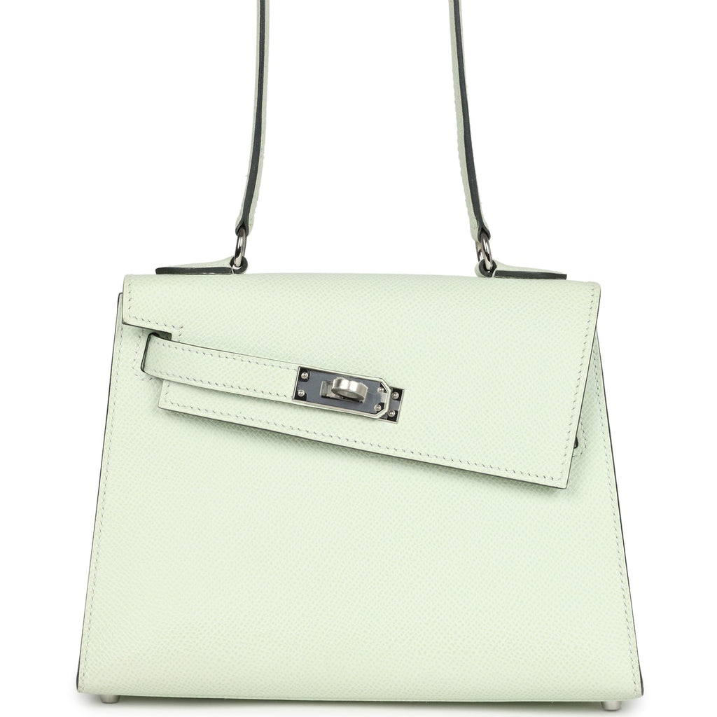 Kelly Sellier en Desordre 20 Vert Fizz Epsom Bag