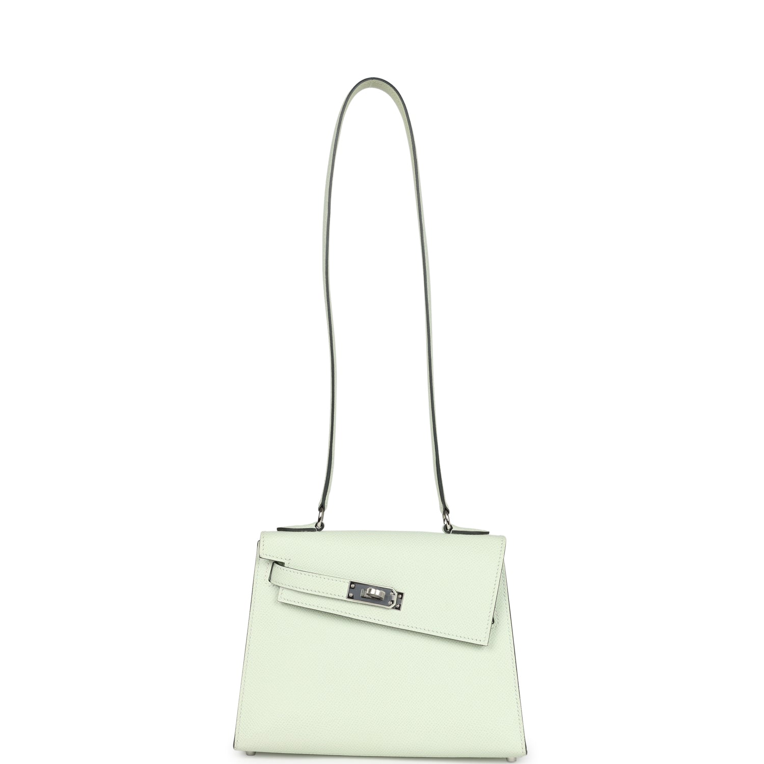 Kelly Sellier en Desordre 20 Vert Fizz Epsom Bag